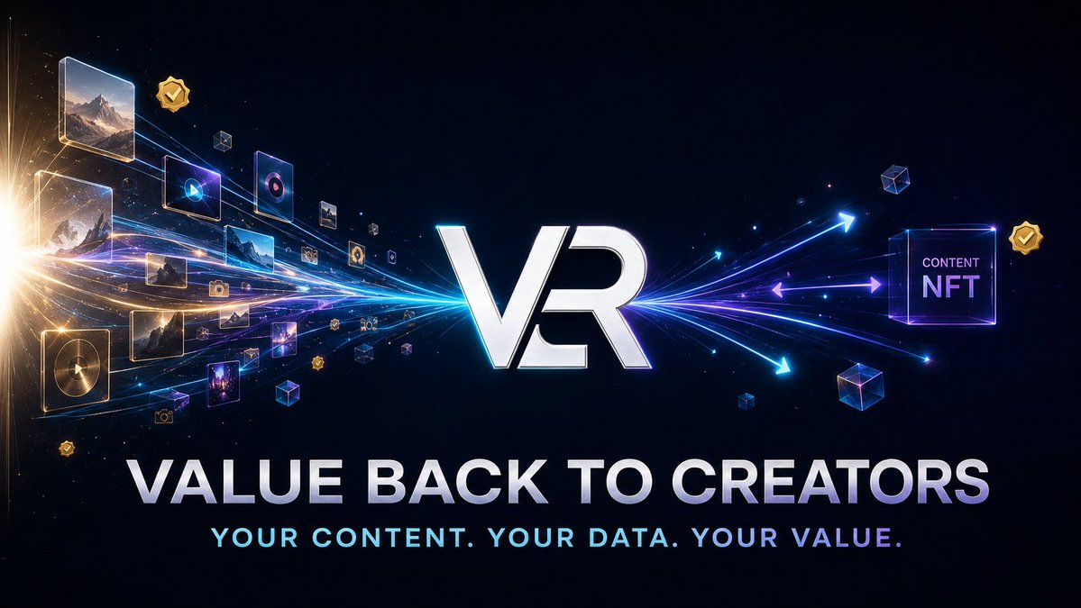 VERPlatform's tweet photo. Your content creates attention, interaction and data. Why should all that value stay with the platform?

Vernex is building a creator-first ecosystem where content ownership and digital value move back toward the people who create them.

#Vernex #CreatorEconomy #Web3 https://t.co/yidcb7dS6e