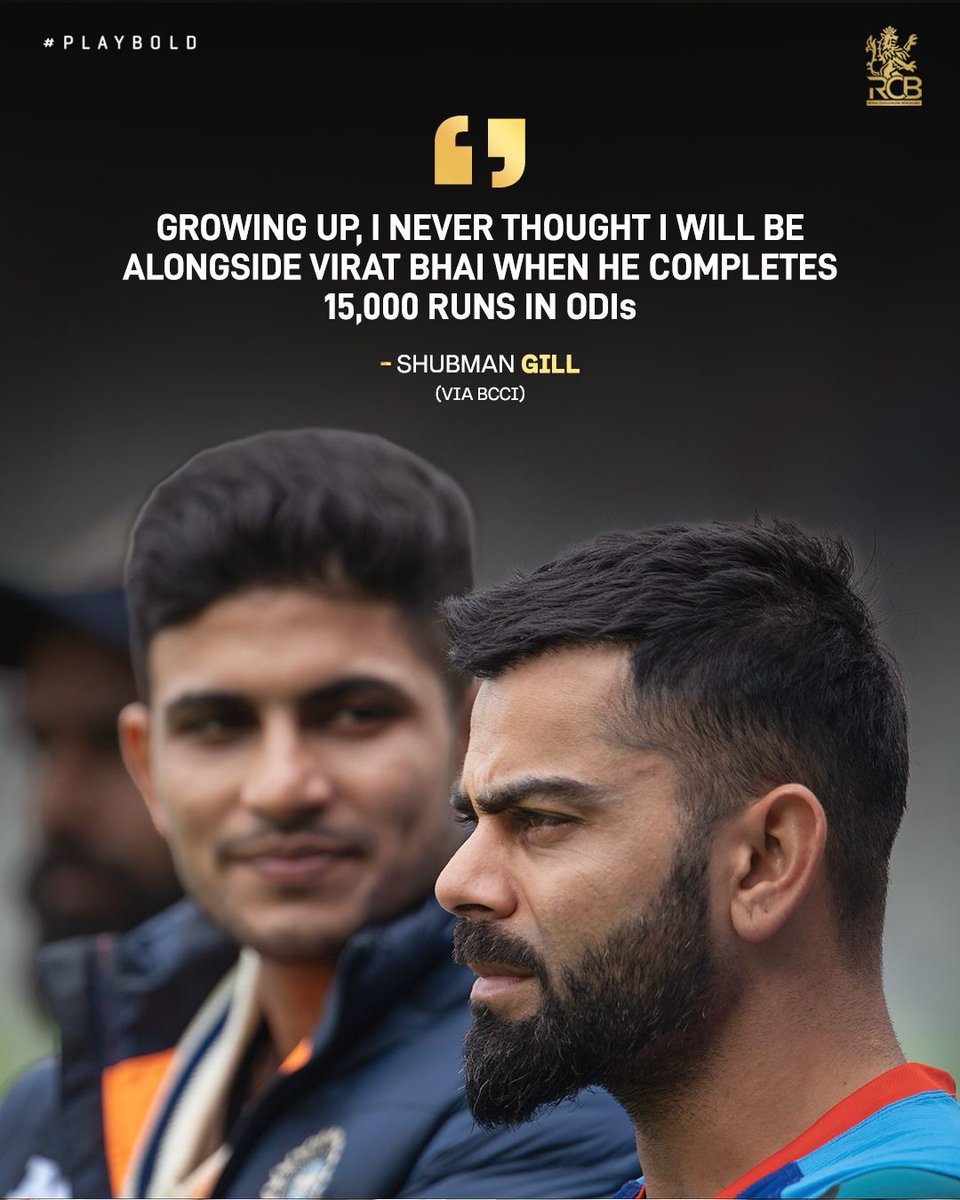RCBTweets's tweet photo. From idolising him to winning matches for India with him. What a journey! ❤️

#PlayBold #ನಮ್ಮRCB https://t.co/ASEd7h99fB