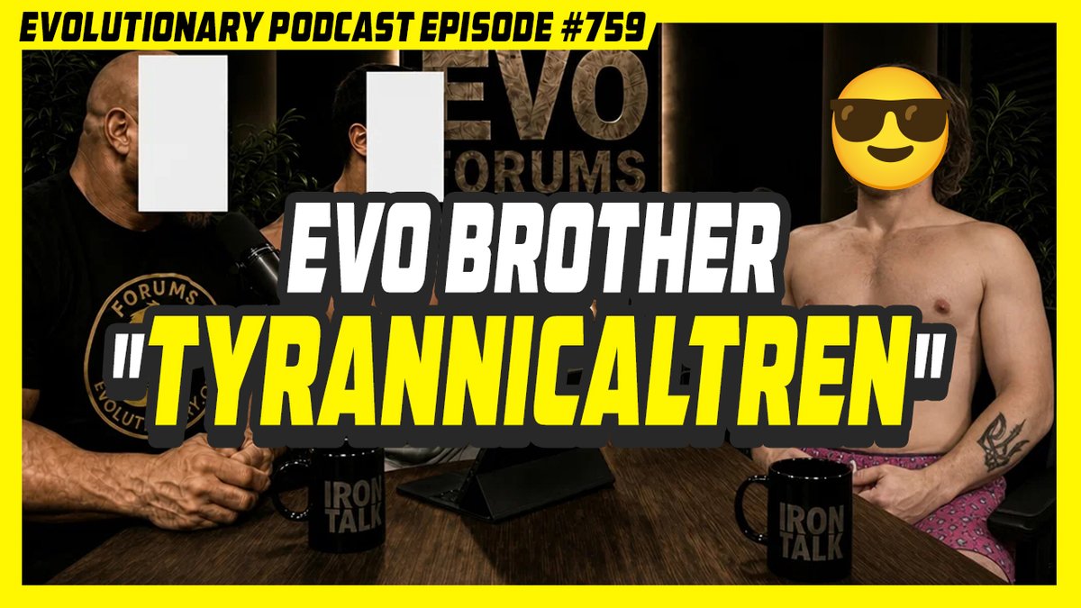 EvolutionaryPo's tweet photo. https://t.co/QMYdlMVhyQ 759 - EVO brother "TyrannicalTren"

https://t.co/McP2oG2IcR

https://t.co/KVWUbLmFRG 

https://t.co/ZPZLTmoRKo

https://t.co/rXt6gzXu6h

#evolutionarypodcast #evolutionaryorg #bodybuilding #steroids https://t.co/z2Zz46rVNv