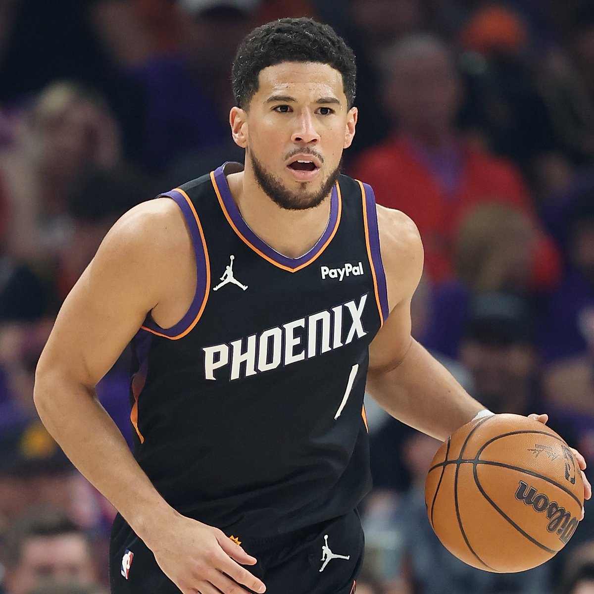 ErikRuby's tweet photo. Devin Booker says Khaman Maluach hit him up for extra work this summer and has taken the "the biggest leap" of any Suns player this summer 👀

(Via @KellanOlson) https://t.co/3tqSaxhzn6