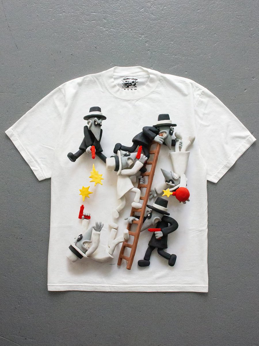 vetmamagazine's tweet photo. Spies T-shirt from Spooky Woods https://t.co/RtFIyfjfBI