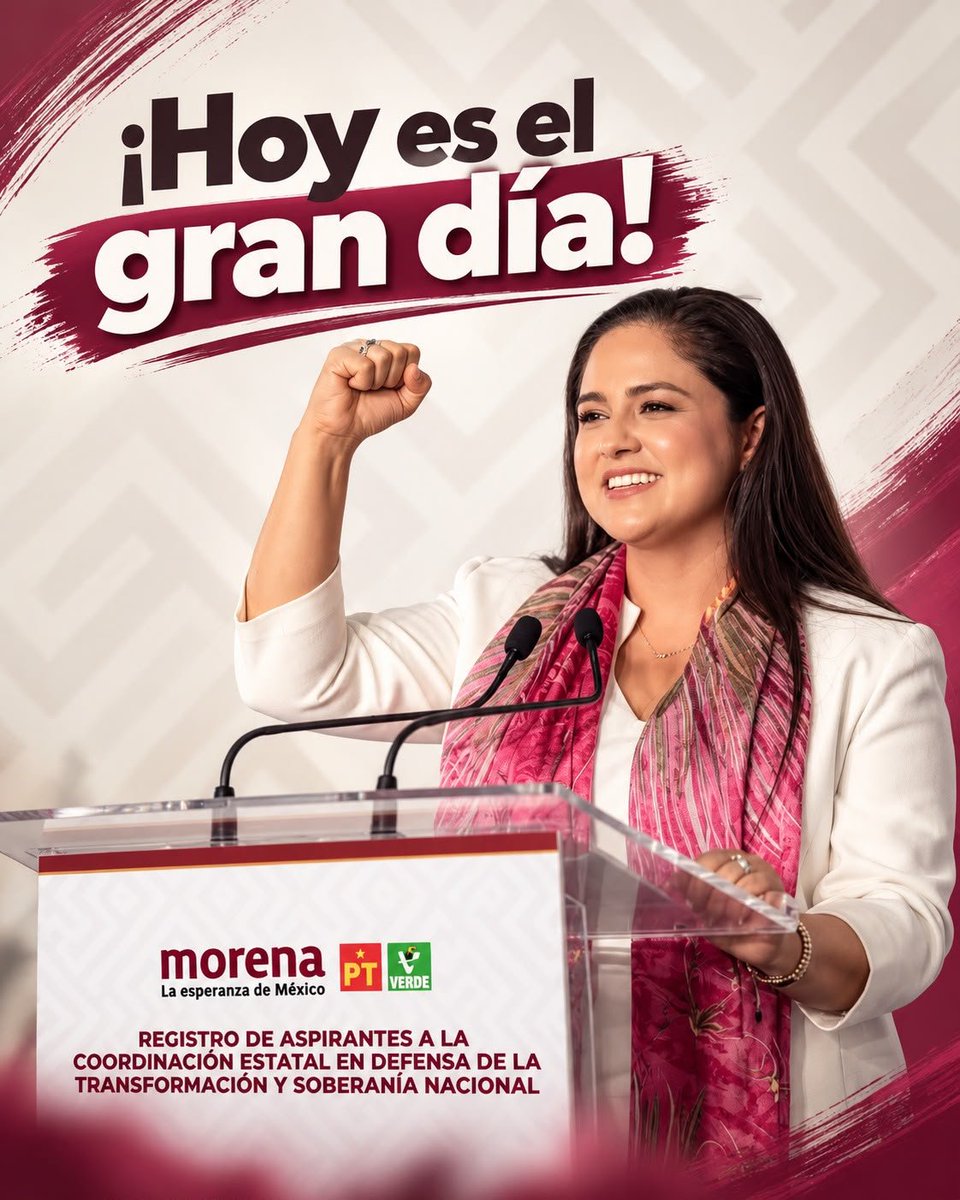 CelidaLopezc's tweet photo. ¡Hoy es el día esperado! 📷
Con la misma alegría que nos llevó a recorrer cada rincon de nuestro bello estado, llegamos hasta la Ciudad de México, arropados por el cariño del pueblo sonorense.
Sigue la transmisión en vivo 📷 hoy a las 3:00 p.m. 📷 por la página oficial de Morena:
https://t.co/J96bOXy6tr