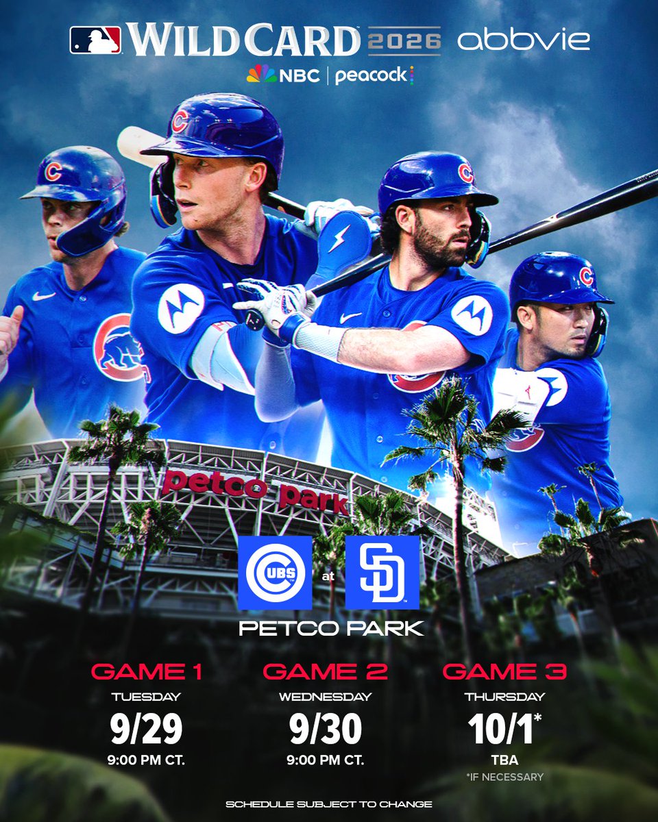 Cubs's tweet photo. Let's spend some late nights together, Chicago. 🤝 https://t.co/bnKTdEIRtI