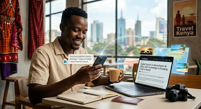 techdrivers1's tweet photo. 🚨 Kenya’s tourism industry is becoming an AI story.

Travelers are increasingly using digital platforms and AI to discover, compare and plan trips — and Kenya is adapting.

The country’s AI tourism strategy includes a Tourism Pulse Data Hub and an AI-powered trip planner using Google’s Gemini models.

The next tourism battle may not just be about destinations.

It could be about who gets discovered by AI.

Read the full TechDrivers breakdown:
 Read on TechDrivers
https://t.co/Lue5mPmIR6