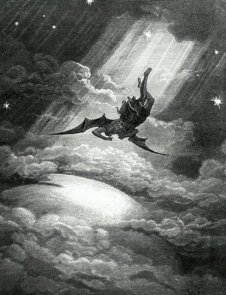 _ArtMuseum's tweet photo. Paradise Lost, by Gustave Doré (1866) https://t.co/azLdlA03hF