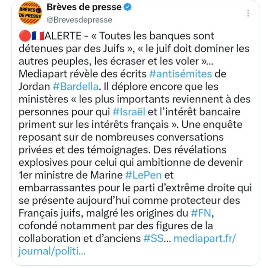 SolennNivel's tweet photo. @Linformatrice1 Alors ??? C'est quiqui qu'a dit que c'était LFI les antisémites ??? 👌😅 https://t.co/f7SS4euCel
