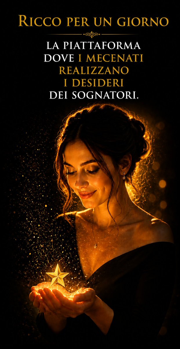 rpg_riccopg's tweet photo. Riccoperungiorno la Piattaforma dove i Mecenati realizzano i Desideri dei Sognatori . RPG . #mecenati #desideri #sognatori https://t.co/G0AVO6tGRw