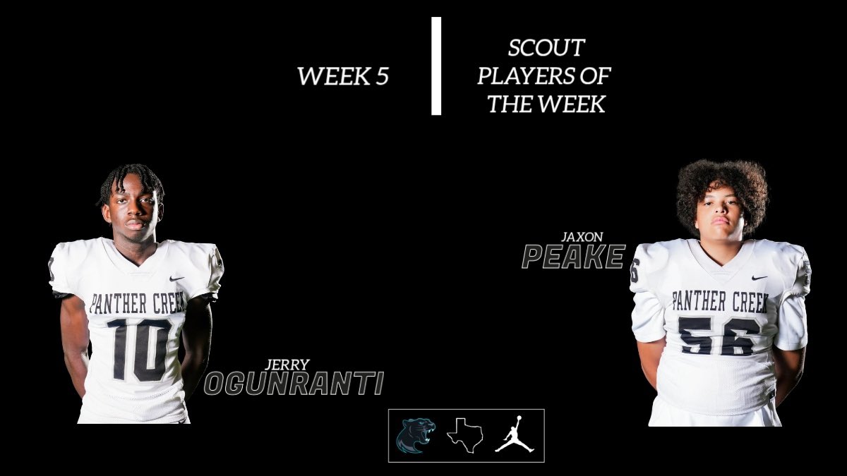 PCHSfriscoFB's tweet photo. Week 5 Sub-Varsity Players of the Week!

#CREEK https://t.co/caFqsSdqp4