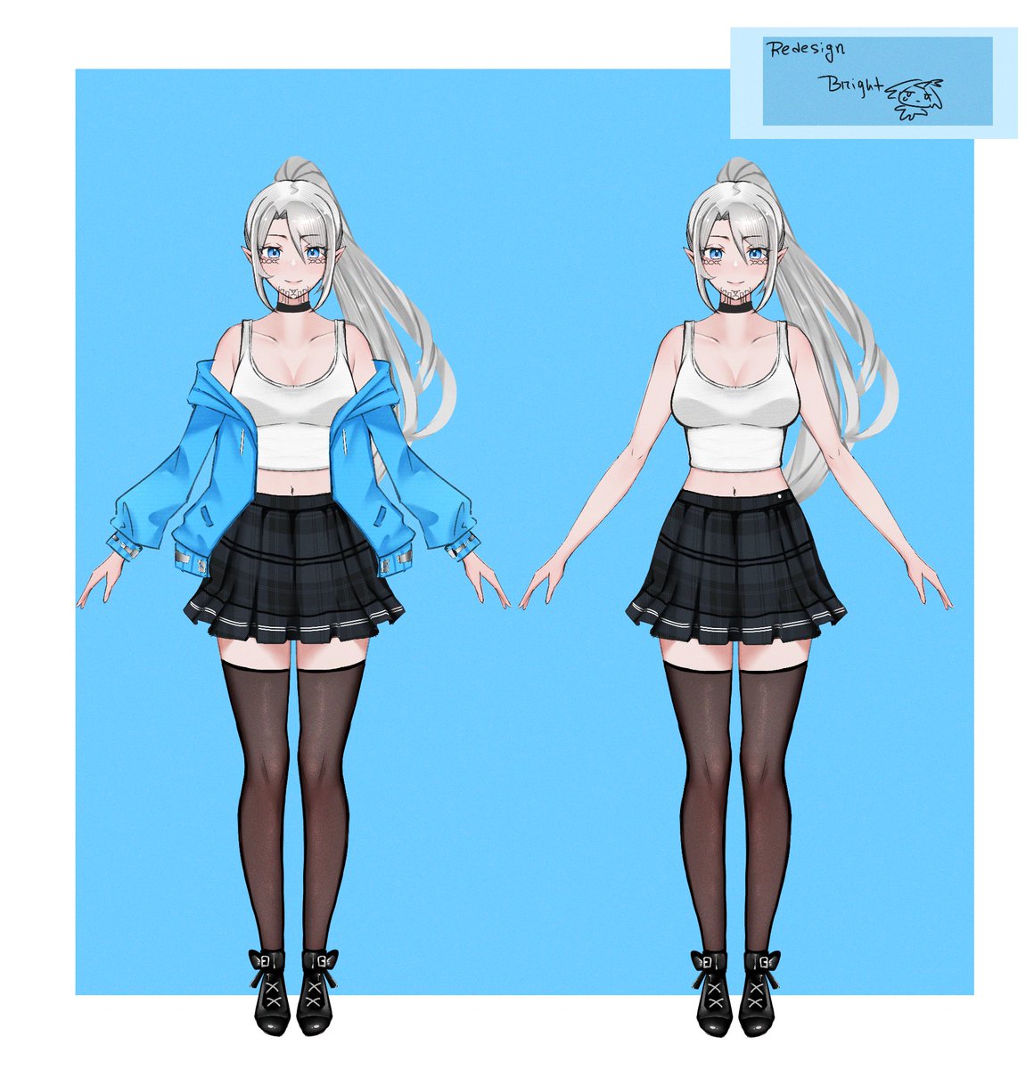 realnik10's tweet photo. Bright, calm and collected by nature, but does not hide her emotions. A redesign of my OC by @bonkshin . She's done amazing work! Thank you! https://t.co/qpFhTDjwNZ
