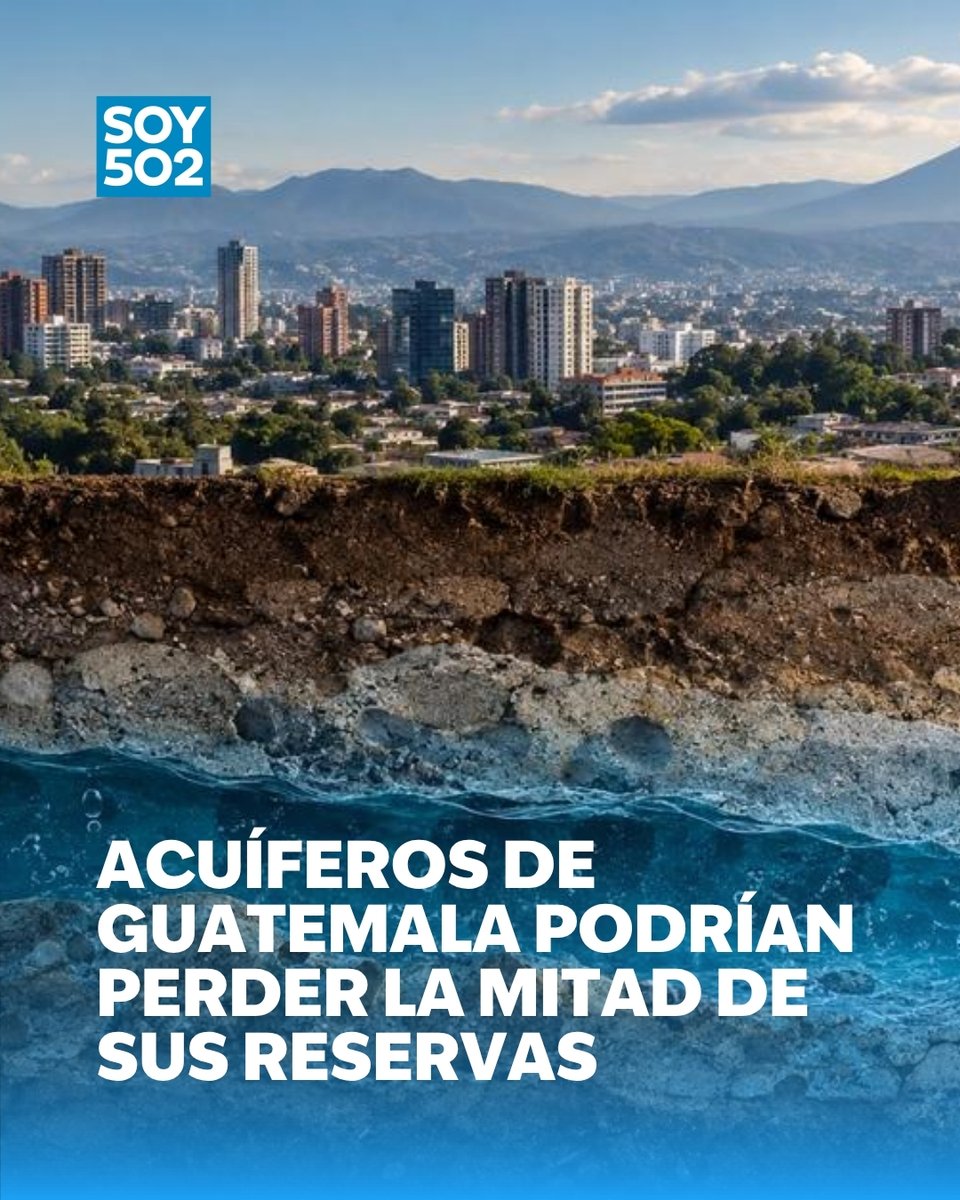 Guatemala pierde reservas de agua subterránea a un ritmo acelerado