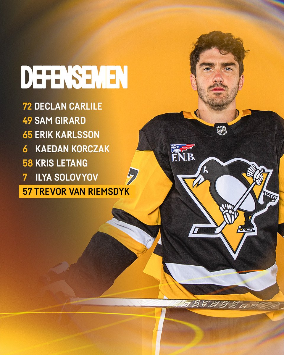 penguins's tweet photo. Introducing our 2026.27 opening night roster 🐧