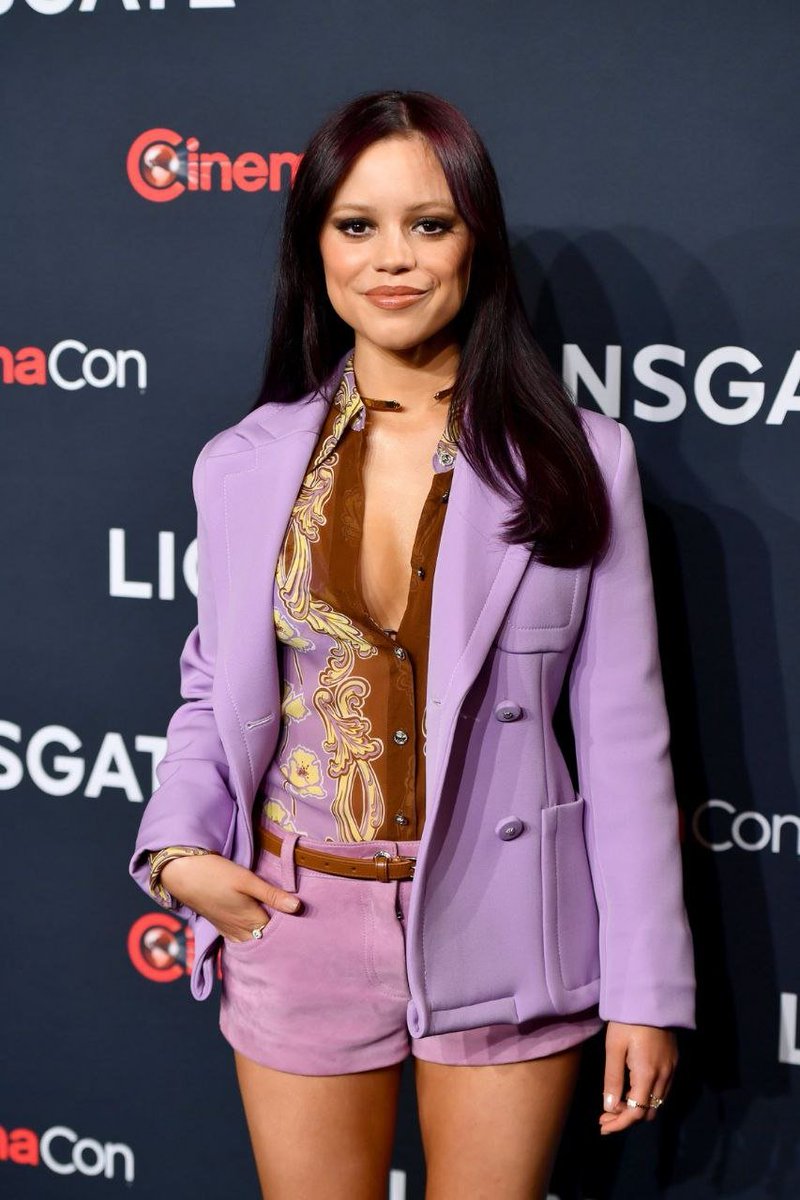Jenna_Marie_ll's tweet photo. Jenna on the red carpet at CinemaCon, to promote the press tour for “Hurry Up Tomorrow”✨️ https://t.co/sRZQaQJhkl