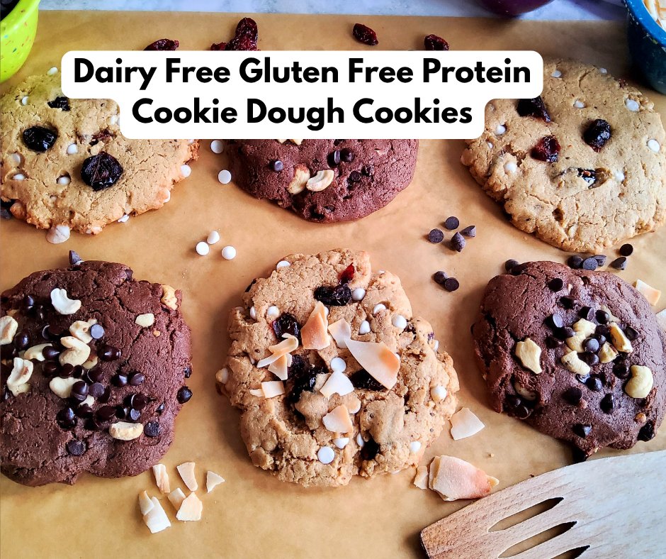 momknowsbest15's tweet photo. This is the best protein cookie recipe! Gluten-free, dairy-free, soy-free, and loaded with protein. ~ https://t.co/OBY7zQUpq1
#cookies #proteincookies #nuzest #dairyfreerecipes #glutenfreerecipes #glutenfreecookies https://t.co/Fj1zcHOMEX