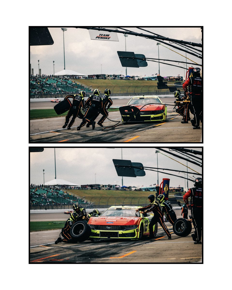 Blaney's tweet photo. We were moving at the end of the race. Really proud of the effort from our group. Thank you to all of my teammates and partners. https://t.co/Pcx8quOMUH