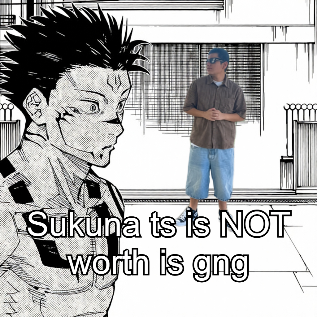 RecallingMan's tweet photo. yo sukuna RUN BRO https://t.co/zndEjb5u4C