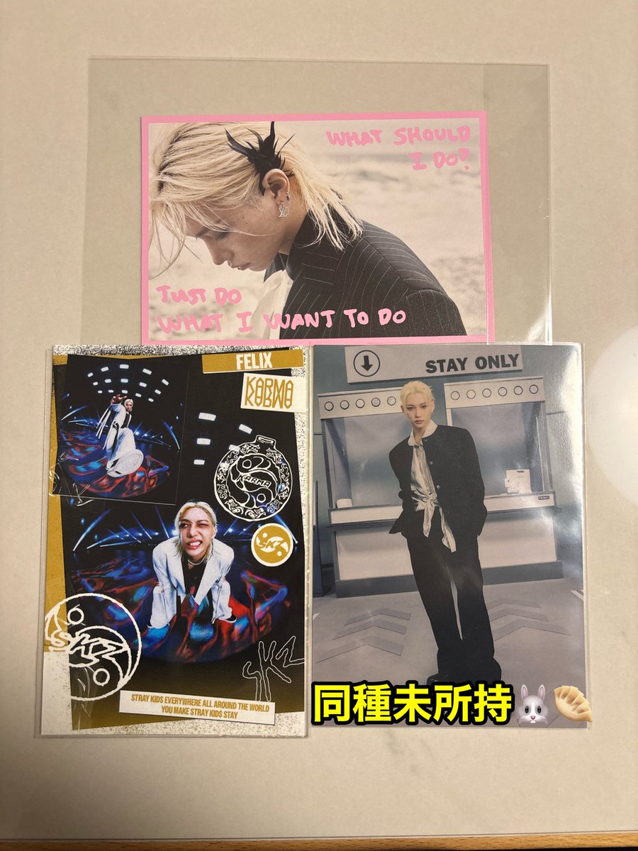 rnxom_cy3's tweet photo. スキズ StrayKids SKZOO 過去 封入 店舗特典 購入 グッズ 1万円 セット トレカ ステッカー ラントレ 交換

[譲] フィリックス ポガリ

[求] リノ ヒョンジン ハン(一部メンバー指定)

FCくじ参加賞同士
大阪(京都)市内、イルコンでの手渡しのみ
他投稿とも合わせてお気軽にお声掛けください🙇🏻‍♀️ https://t.co/ifpHN4X7IH