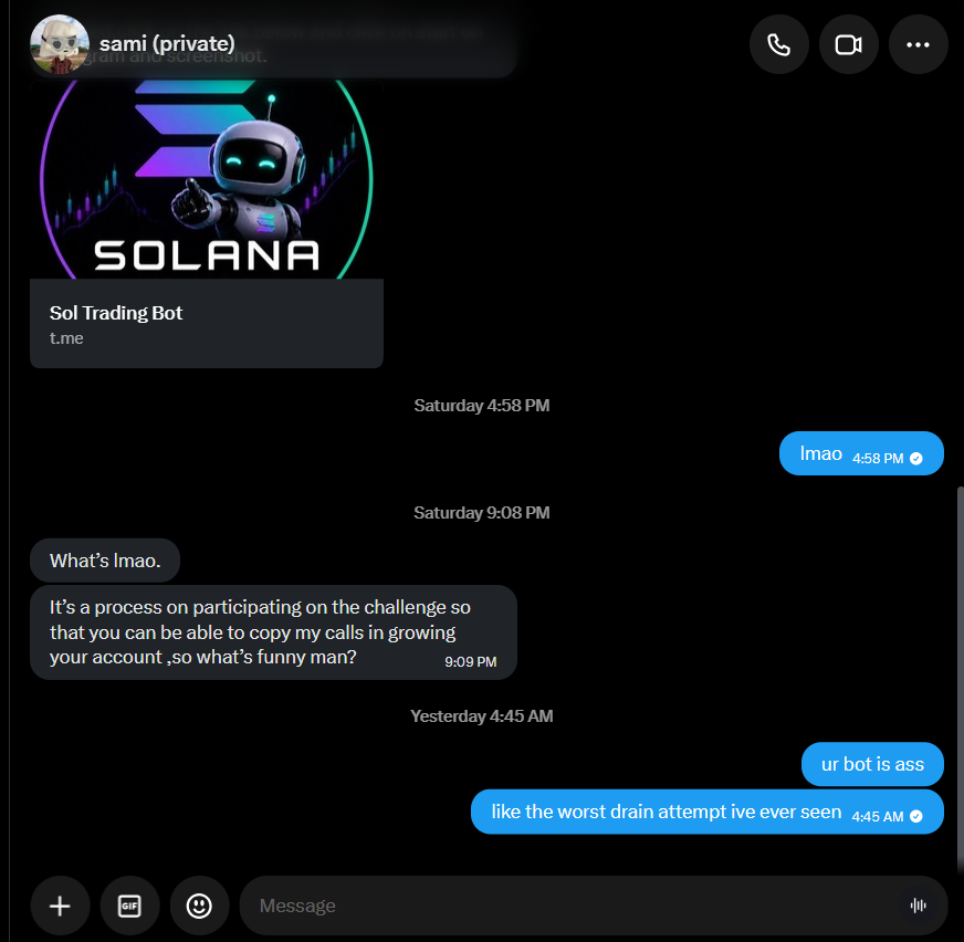 0xBasilisca's tweet photo. sigh... do people really fall for these scams? https://t.co/ZL04WoeKxb