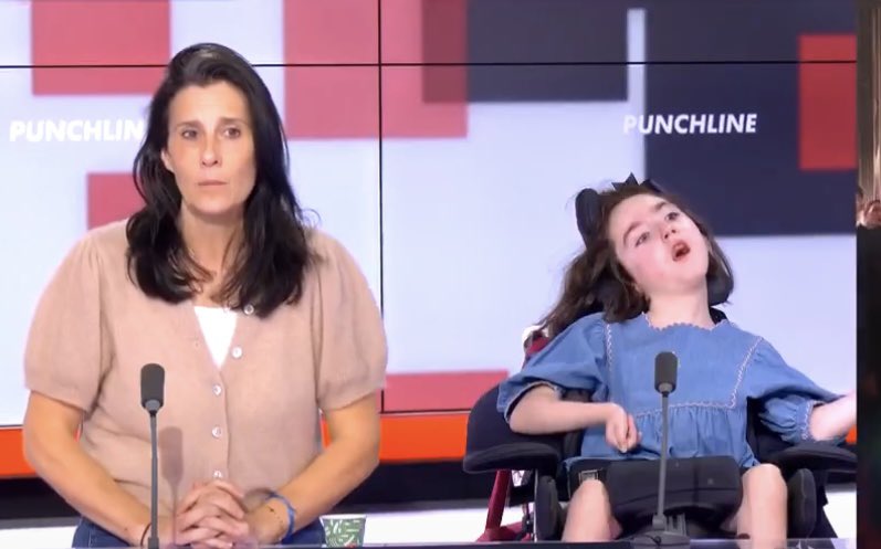 Sachinettiyil's tweet photo. Clotilde Noël, the Catholic mother who adopted Marie-Garance, the girl blessed by Pope Leo XIV during his visit to France, said the Pope’s blessing was also a blessing for Marie-Garance’s biological parents.

Clotilde and her husband, Nicolas, already had six biological children when they opened their home to children with disabilities. They adopted three children with disabilities, including Marie-Garance, who lives with profound multiple disabilities.