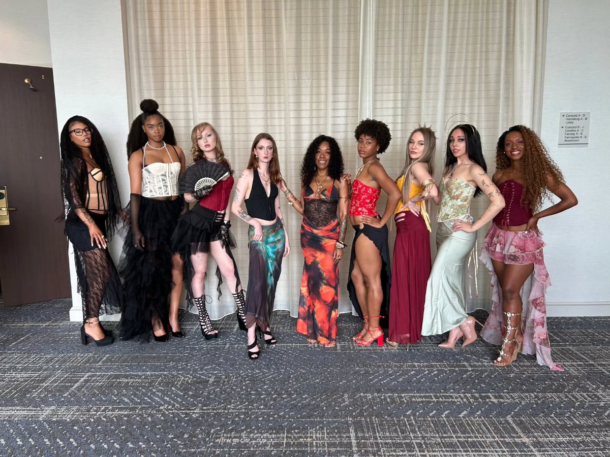 ChristaNovikoff's tweet photo. BTS at Concord Fashion Week

Designer: Gem Fatale Boutique 
Photo: Dane Jurous Arts https://t.co/Y4OpToPAlL