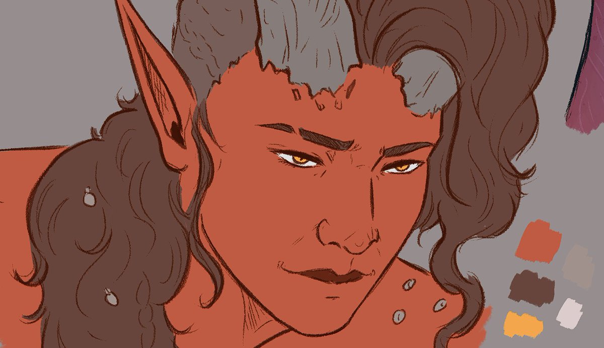 Nanas_samaa's tweet photo. [WIP] 🔥 #karlach #bg3 https://t.co/ZkFaiSyOpK