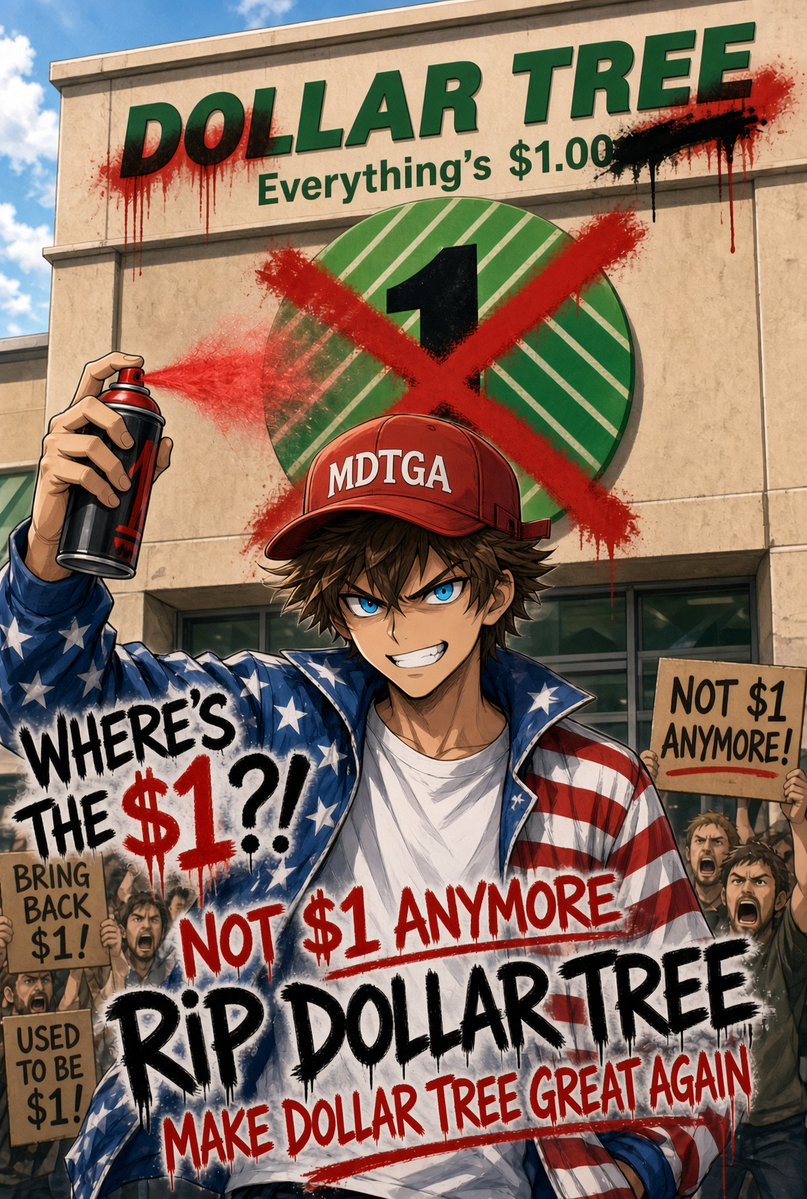 xMDTGA's tweet photo. @Raydium @sunrise I'm trying to make real change here at $MDTGA

Make Dollar Tree Great Again!🚀

Join the community! And let's Bring Dollar Tree back to the way we used know it! 

CXrHj5pPy6vQacDf8svzt5nDvd1ugqFPmn6npMGDpump https://t.co/gOZOtZFfqX