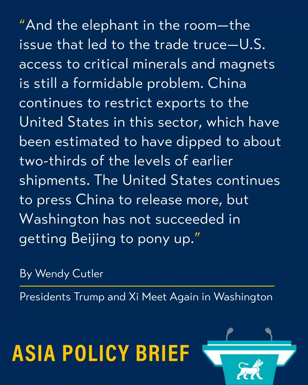 Asia Society Policy Institute (ASPI) on X: 
