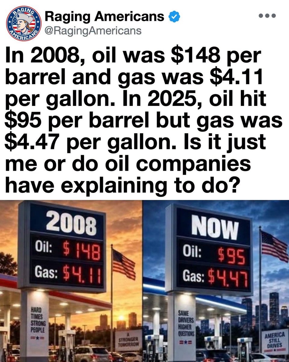 mickitiki's tweet photo. Without a doubt whoever is controlling the gas prices is keeping them high until after the midterms. Democrat minions working behind the scenes don’t be fooled VOTE RED. https://t.co/wPzgbucxnA