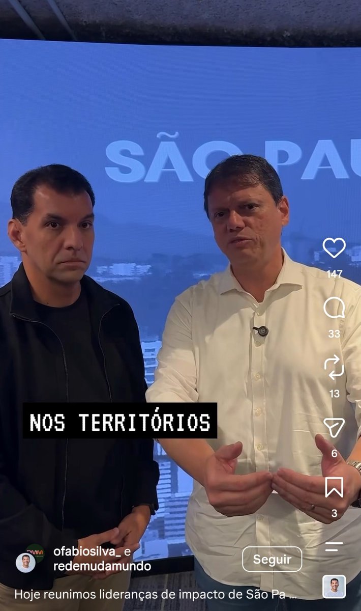 NabilBondukiSP's tweet photo. Este é Fábio Silva, da "Transforma Brasil", um dos responsáveis pela plataforma TEM MEU VOTO, em uma reunião com Tarcísio de Freitas promovida por Fábio e entidades no dia 18 de setembro. Portanto, já durante o período eleitoral. https://t.co/dOO3rOX0iD