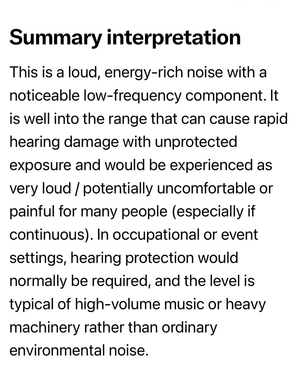 MissionLoco's tweet photo. WILD! The City of San Francisco permits noise levels at outdoor concerts that damage attendees hearing after only minutes of exposure. The Portola Festival exceeds even that 104 dBA Leq10 and 114 dBC Leq10 limit.

So loud the noise generates complaints from Alameda 7 miles away! https://t.co/eLEwMG2q70