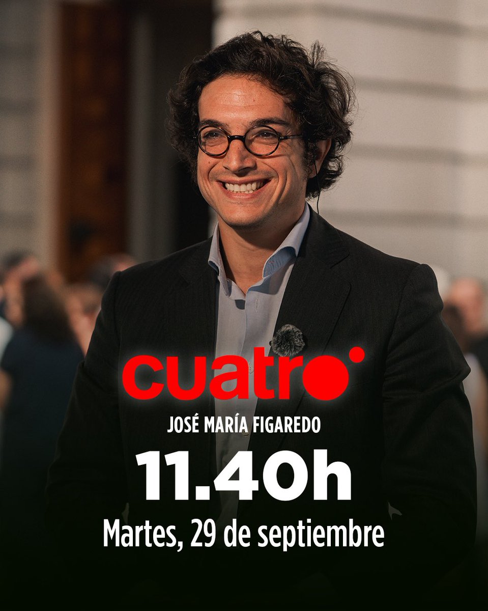 VOX_Congreso's tweet photo. 📺 Mañana a las 11:40, @FigaredoJoseM estará @EnBocaDe_Todos 

➡️ Síguelo aquí en directo:

¡No te lo pierdas! https://t.co/YkDozUClci