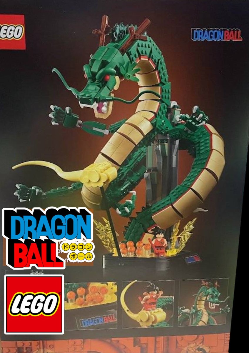 the_brick_news's tweet photo. FIRST LOOK At The New LEGO Dragon Ball Shenron &amp; Goku Set!

Coming in November for $180. https://t.co/Q9L9X3eIkq