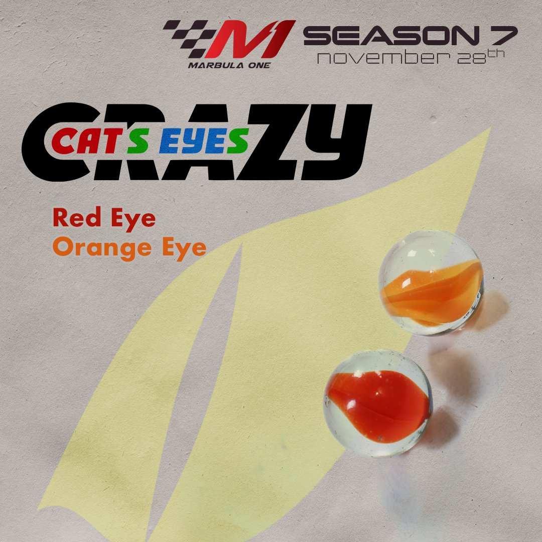 Jellesmarbles's tweet photo. Racer Reveal Teams [1 - 5] Marbula 1 Season 7‼️
Today we bring you Crazy Cats Eyes, Oceanics, Indigo Stars, Jungle Jumpers and Mellow Yellow! We hope you're excited to see these tough competitors bringing their A-game in Season 7 🏁

#MarbulaOne #M1S7 #Racers #MarbleRacing #Teams https://t.co/e6CUsUqsx2