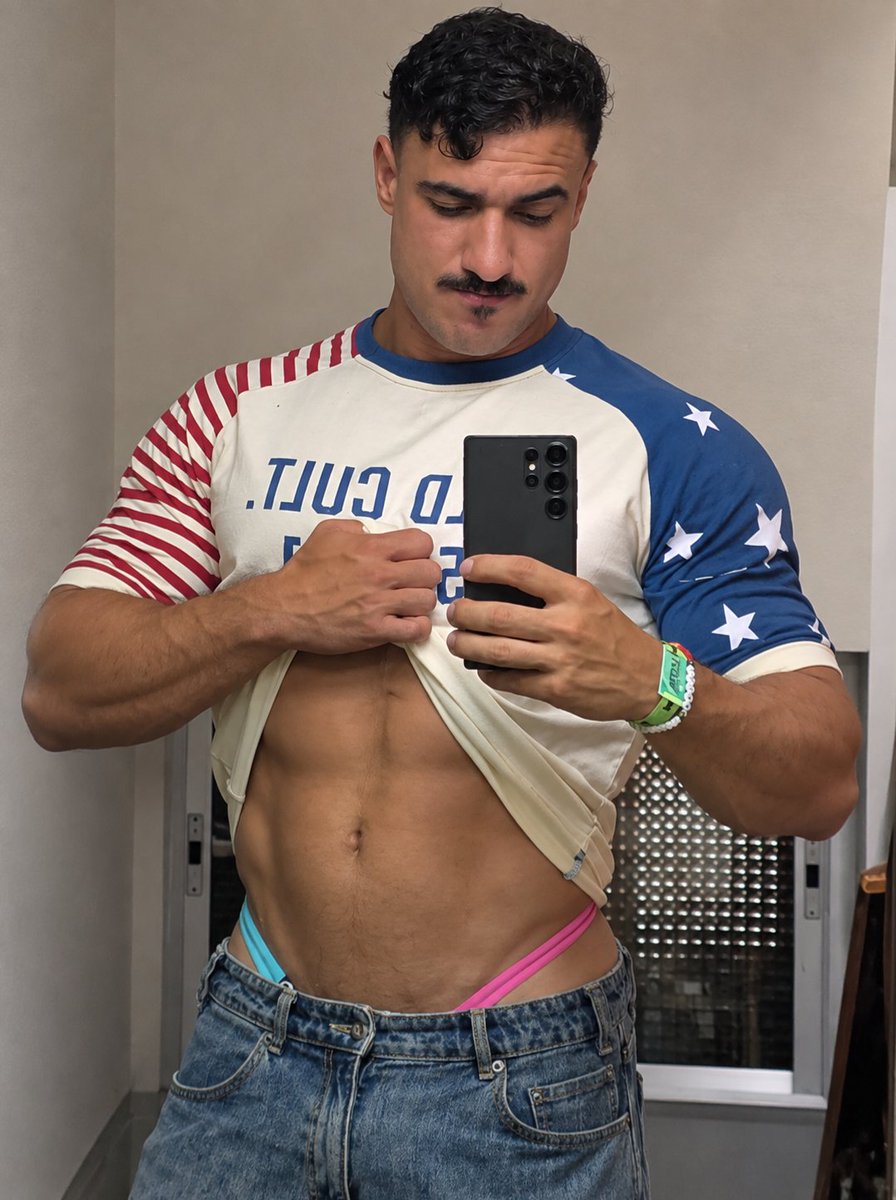 mattkmacho's tweet photo. Just realized I matched the thong and the top https://t.co/hqi9NWH6V4