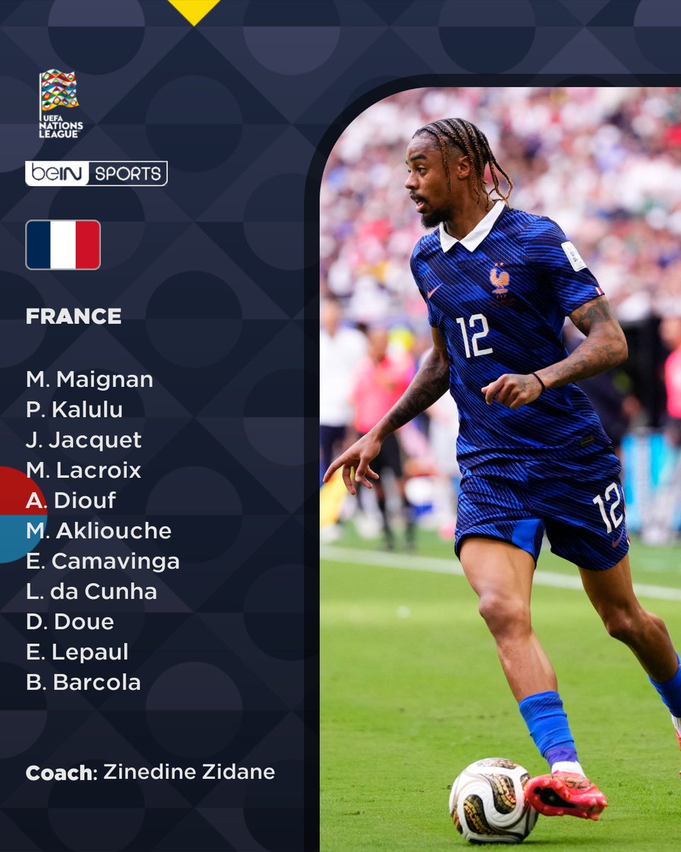 beINSPORTS_EN's tweet photo. The line-ups are confirmed! ✅ https://t.co/lwr42EbNEx