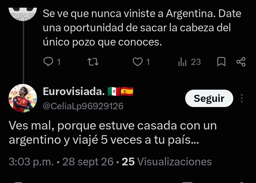 niputaideadela's tweet photo. @Stolas_Dream No es española, es Mexicana. Estuvo casado con un Argentino y por lo que se ve, le metió los cuernos. 100% merecida. https://t.co/Lyv3KQxKRy