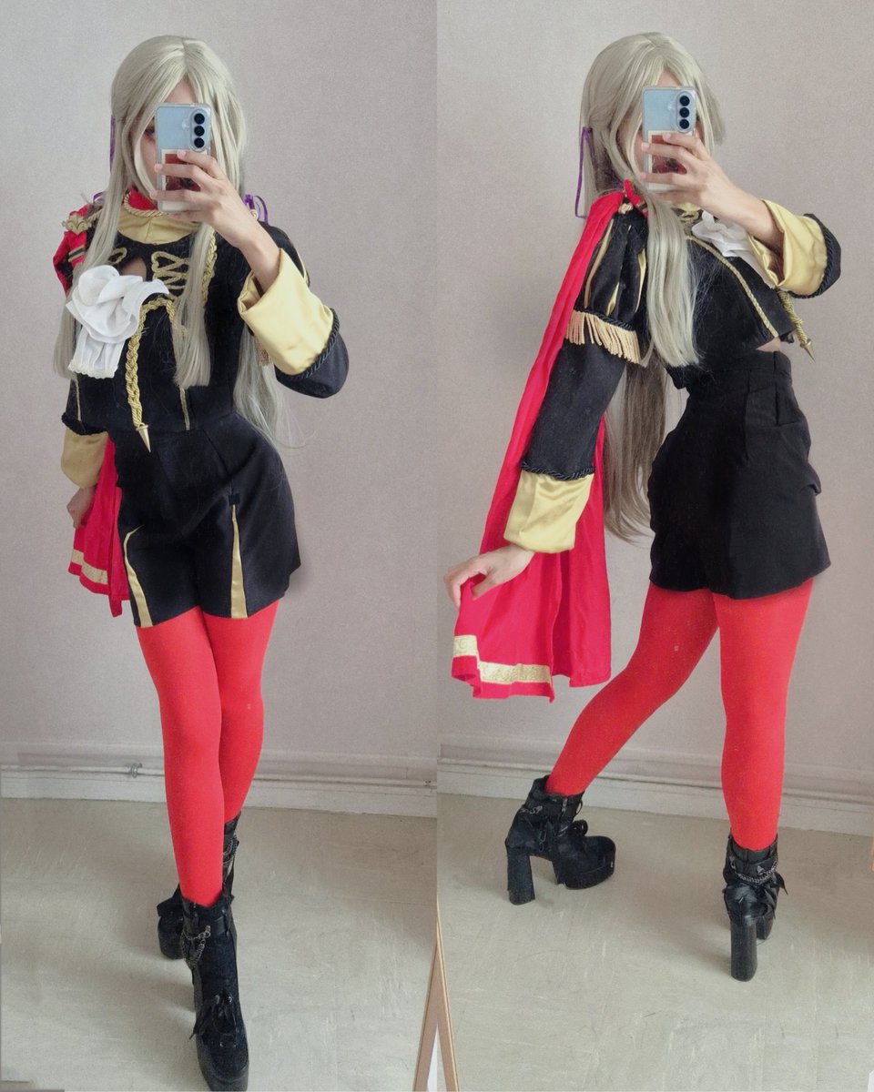 Peachi1307's tweet photo. I wanted to cosplay Edelgard again  🖤✨️

#FE3H #fireemblem https://t.co/Rg9XGG2qvG