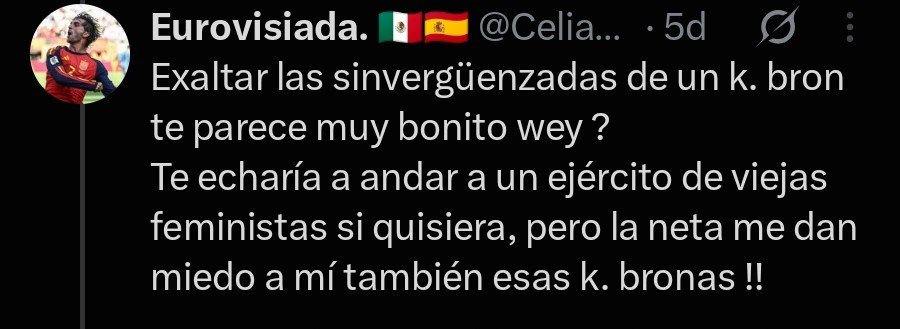 niputaideadela's tweet photo. @Stolas_Dream No es española, es Mexicana. Estuvo casado con un Argentino y por lo que se ve, le metió los cuernos. 100% merecida. https://t.co/Lyv3KQxKRy