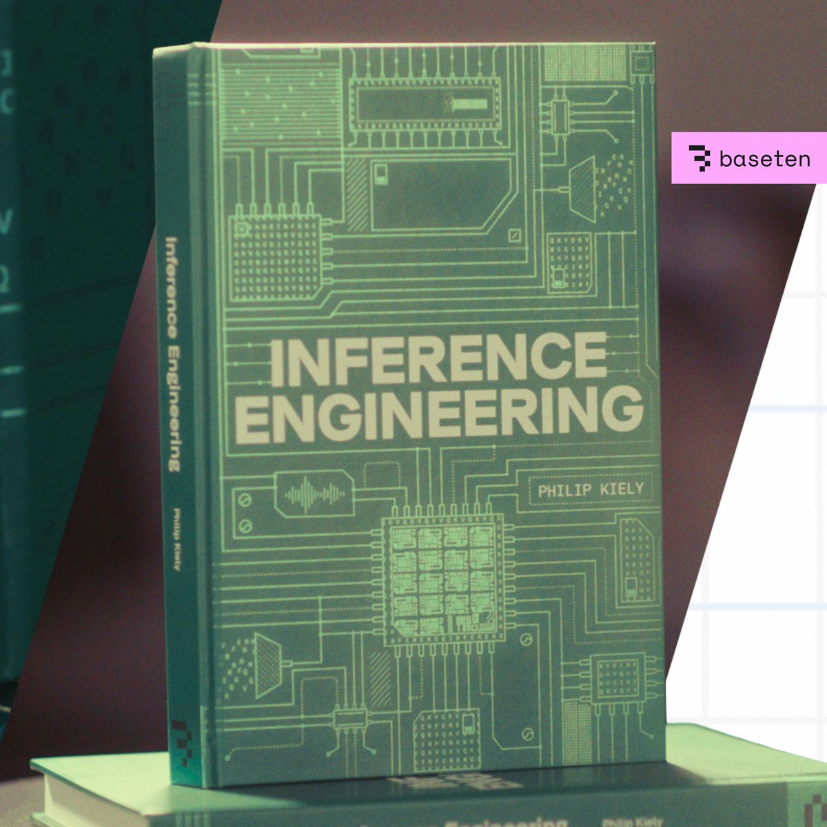 baseten's tweet photo. Inference engineering doesn't have a textbook yet. So we wrote one. 264 pages, free PDF and audiobook.