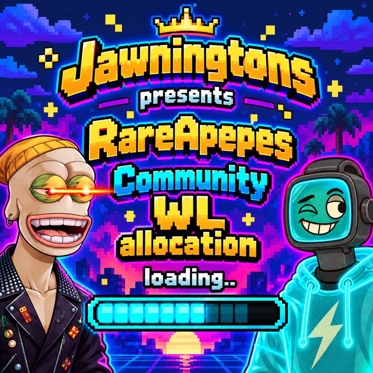LanceSweatpants's tweet photo. The first 20 FREE WL spots for Jawningtons have gone to none other than a great community in @RareApepesNFT 

The way @ceotim has ushered in the new wave of rareapepes via games, innovative tech, and groundbreaking ideas in general, is exactly the way i hope to lead the Jawningtons as an NFT community 

Seemed like a no brainer to reach out and try to see if these 2 communities aligned other than me being apart of the rareapepes ecosystem in my hayday, and boy do we ever have things in common 👀

Jawningtons - An NFT Collection 
Total Supply - 1,111 Jawns
Mint Price - 0.0025 ETH
Mint Date - 10/31/26 🎃