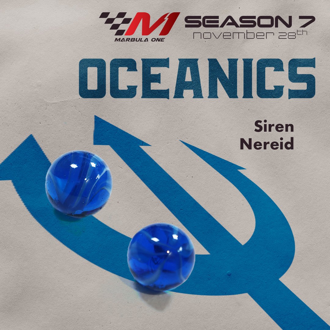 Jellesmarbles's tweet photo. Racer Reveal Teams [1 - 5] Marbula 1 Season 7‼️
Today we bring you Crazy Cats Eyes, Oceanics, Indigo Stars, Jungle Jumpers and Mellow Yellow! We hope you're excited to see these tough competitors bringing their A-game in Season 7 🏁

#MarbulaOne #M1S7 #Racers #MarbleRacing #Teams https://t.co/e6CUsUqsx2