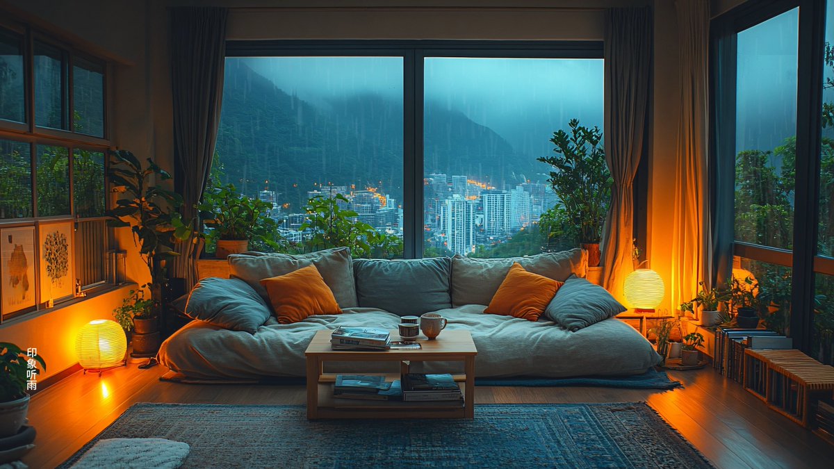 Tongeudy2's tweet photo. [En mi acogedora sala de estar, preparo un café caliente mientras veo la lluvia caer fuera, días tranquilos que valen la pena]， https://t.co/zNPoaHCVVH