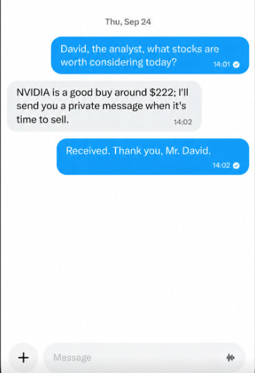 Thank you to my mentor for sharing information last week about NVIDIA’s position build. If you’d like to get more updates on individual stocks being added to po