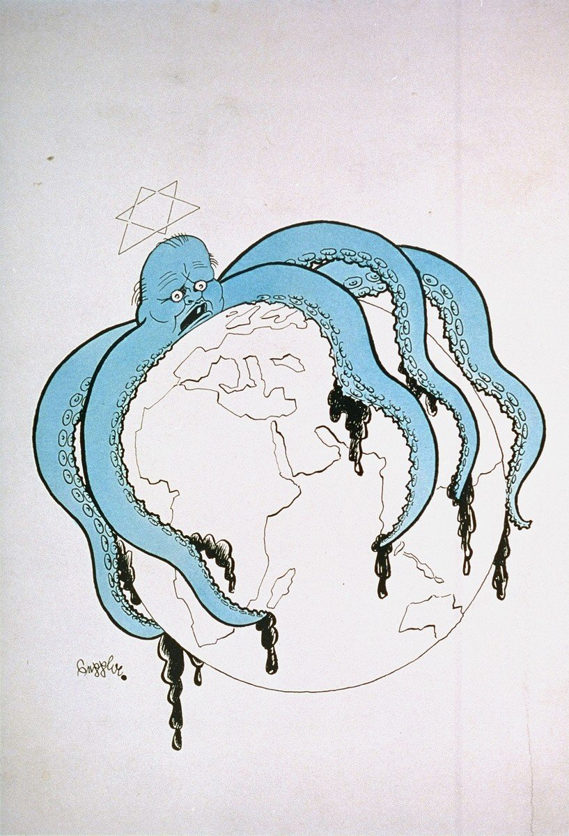 lilbabygandhi's tweet photo. A Nazi cartoon from 1940 saying much the same about Jews. This is what Indians have to deal with today. https://t.co/eN3NkhfnNA