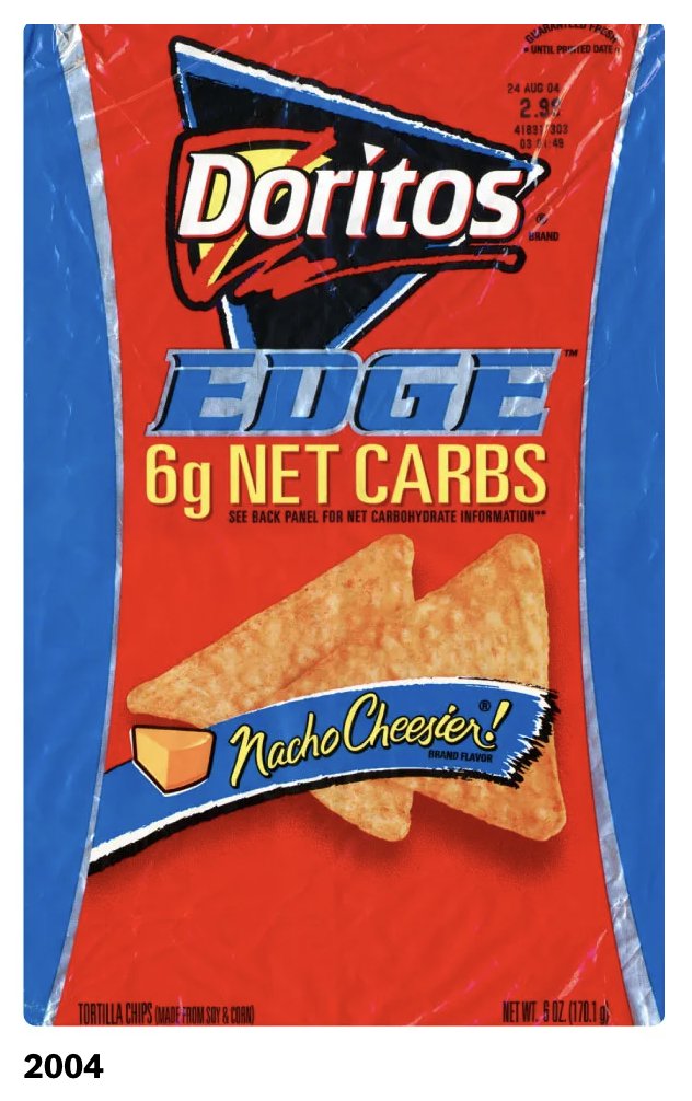 sangerkatz's tweet photo. Also in this article: A visual history of Doritos. Here are a few highlights from decades past. https://t.co/Tboi06mK98
