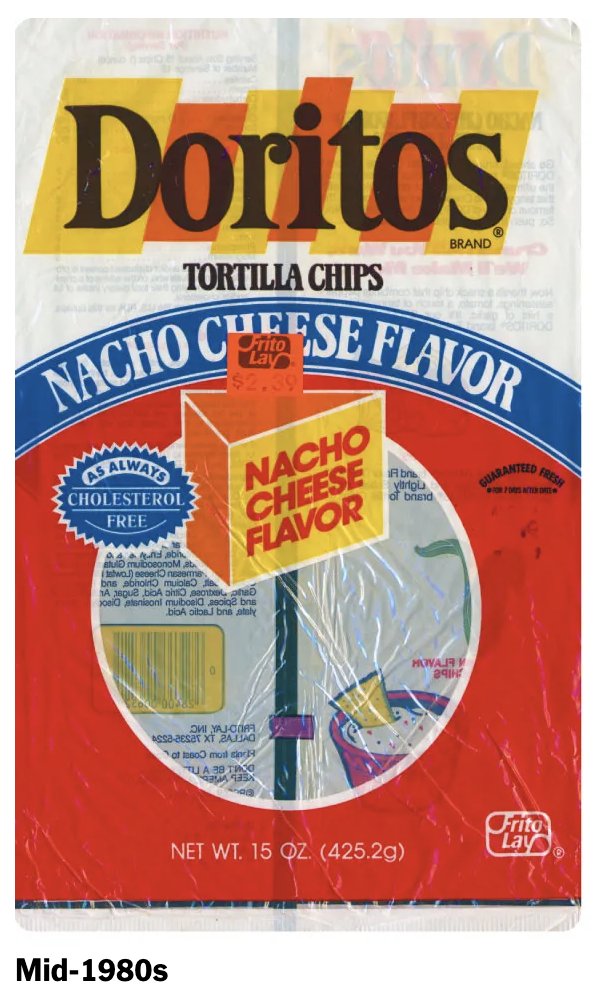 sangerkatz's tweet photo. Also in this article: A visual history of Doritos. Here are a few highlights from decades past. https://t.co/Tboi06mK98