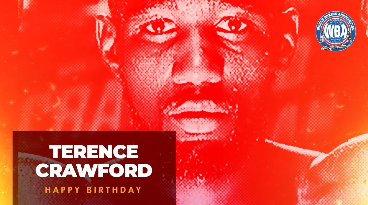 WBABoxing's tweet photo. Happy Birthday to Terence Crawford 🥊🎁 https://t.co/3Kwa3JWjqH