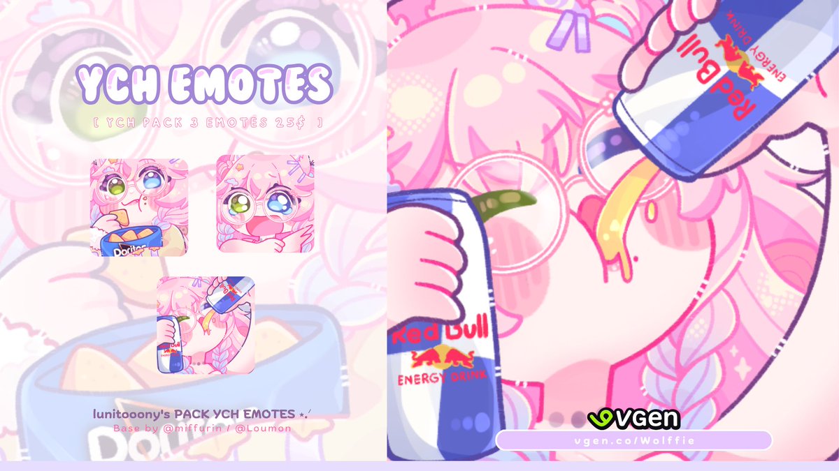 wolffie1070's tweet photo. #VgenComm #Emotes

thank you for the requests 🩷 ໒꒱⋆.˚ https://t.co/XPV5BcMFBt