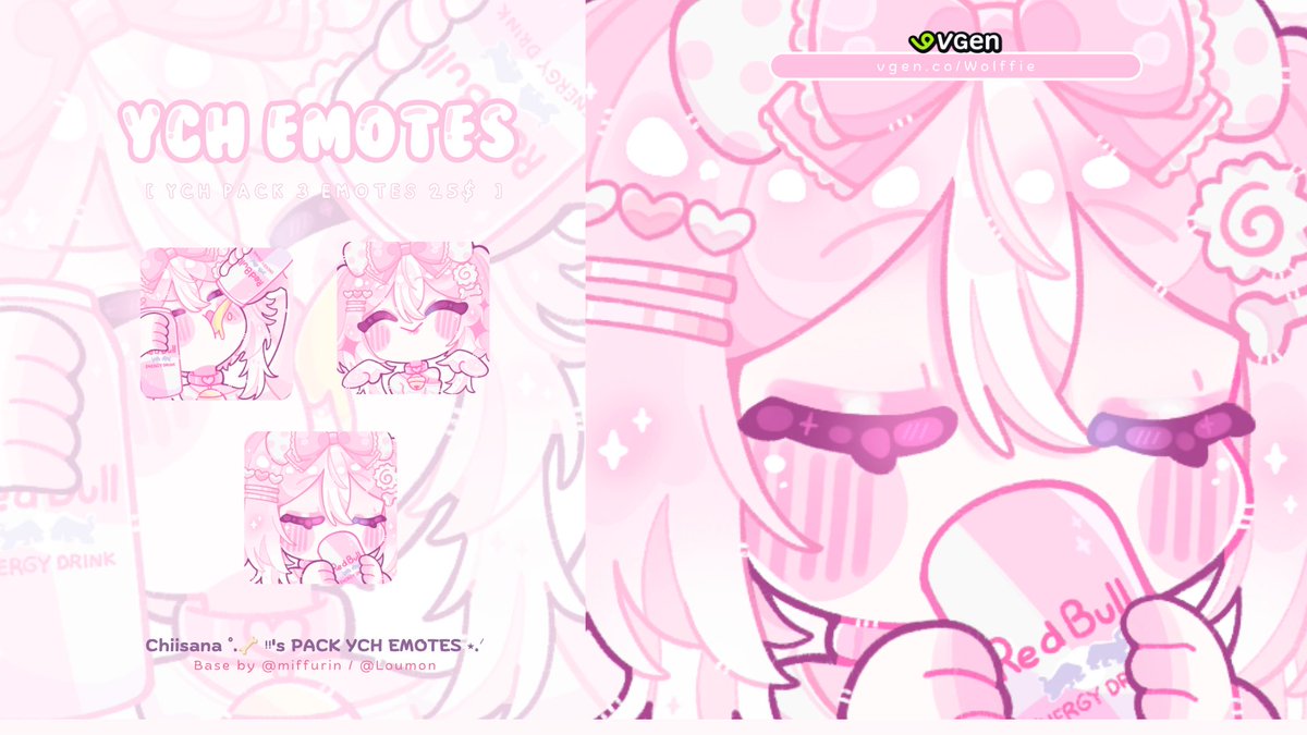 wolffie1070's tweet photo. #VgenComm #Emotes

thank you for the requests 🩷 ໒꒱⋆.˚ https://t.co/XPV5BcMFBt