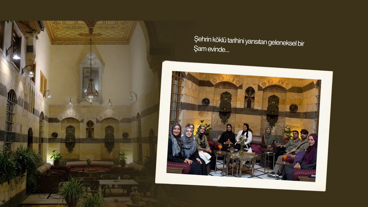 yeryuzuakademi's tweet photo. Harem’den Haremeyn’e projemizin Suriye ayağında;Emevi Camii’nin gölgesinden tarihi Şam evlerine, Hamidiye Çarşısı’nın hareketli sokaklarından Babü’s Sağir’in manevi iklimine uzanan yoğun bir saha programını geride bıraktık.
#suriye #yasirfeten #yeryüzüakademisi #HaremdenHaremeyne https://t.co/VmzoVDFFxV