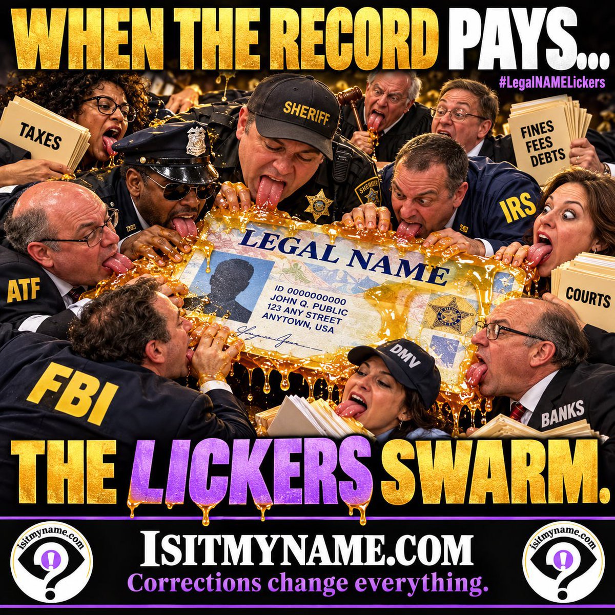 L6649390560095's tweet photo. LEGAL NAMES CO MINGLED WITH THE LIVING MANS DATE OF BIRTH IS FRAUD !!!
https://t.co/bdTdAmno4f
#JusticeReform #PlantNotPrison #Freedom #Liberty #NaturalLaw #CommonLaw #PatriotVoice #TruthAndFreedom #IsItMyName #viralpost #LEGALNAMELICKERS https://t.co/emc262CO0u
